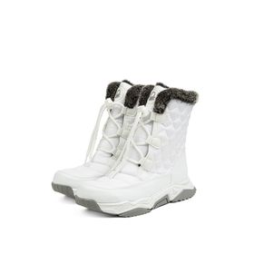Benetton BN-30394-3256 Beyaz Gri Kadın Bot
