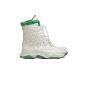 Benetton BN-30394-3256 Beyaz Yeşil Kadın Bot
