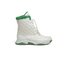 Benetton BN-30394-3256 Beyaz Yeşil Kadın Bot