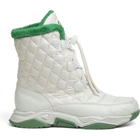 Benetton BN-30394-3256 Beyaz Yeşil Kadın Bot