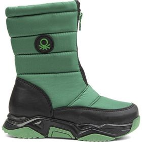 Benetton BN-30396-3256 Yeşil Kadın Bot