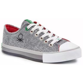 Benetton BN-30539 Gri Kadın Spor Ayakkabı