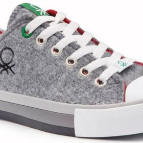 Benetton BN-30539 Gri Kadın Spor Ayakkabı