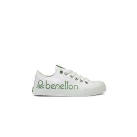 Benetton BN-30566 Beyaz Kadın Spor Ayakkabısı