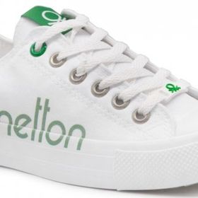 Benetton BN-30566 Beyaz Kadın Spor Ayakkabısı