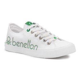 Benetton BN-30566 Beyaz Kadın Spor Ayakkabısı