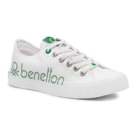 Benetton BN-30566 Beyaz Kadın Spor Ayakkabısı