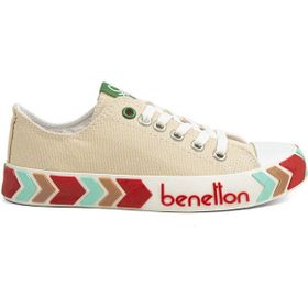 Benetton BN-30620-3374 Bej Kadın Spor Ayakkabı