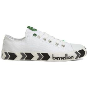 Benetton BN-30622-3374 Beyaz Siyah Erkek Spor Ayakkabı