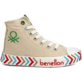 Benetton Bn-30625-3374 Bej Kadın Spor Ayakkabı