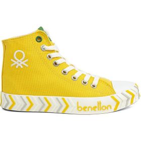 Benetton BN-30625-3374 Sarı Kadın Spor Ayakkabı