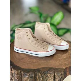 Benetton BN-30628-22Y Krem Convers Kadın Spor Ayakkabı