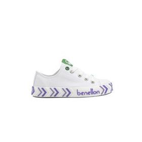 Benetton BN-30635 Beyaz Lila Çocuk Spor Ayakkabı