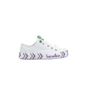 Benetton BN-30635 Beyaz Lila Çocuk Spor Ayakkabı