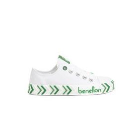 Benetton BN-30635 Beyaz Yeşil Çocuk Spor Ayakkabı