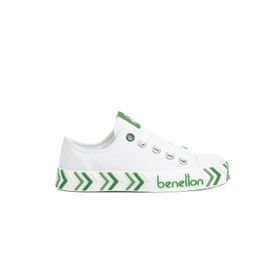 Benetton BN-30635 Beyaz Yeşil Çocuk Spor Ayakkabı