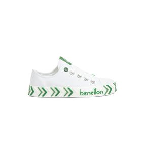 Benetton BN-30635 Beyaz Yeşil Çocuk Spor Ayakkabı