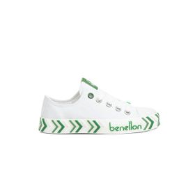 Benetton BN-30635 Beyaz Yeşil Çocuk Spor Ayakkabı