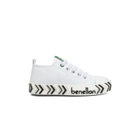Benetton BN-30640-3394 Beyaz Siyah Çocuk Spor Ayakkabı