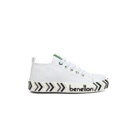 Benetton BN-30640-3394 Beyaz Siyah Çocuk Spor Ayakkabı