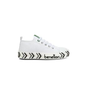Benetton BN-30640-3394 Beyaz Siyah Çocuk Spor Ayakkabı