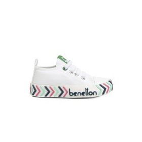 Benetton BN-30640-3394 Beyaz Yeşil Çocuk Spor Ayakkabı