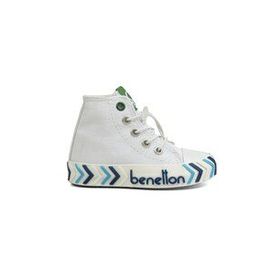 Benetton BN-30644-3394 Beyaz Lacivert Çocuk Spor Ayakkabı