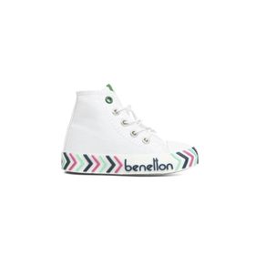 Benetton BN-30644-3394 Beyaz Mavi Çocuk Spor Ayakkabı