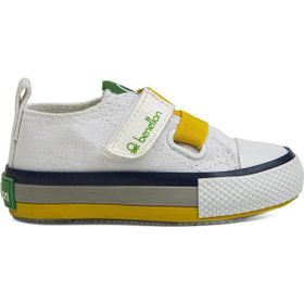 Benetton BN-30648 3394 Beyaz Sarı Çocuk Spor Ayakkabı