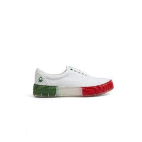 Benetton BN-30696-3114 Beyaz Kadın Sneaker