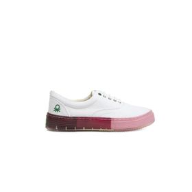 Benetton BN-30696-3114 Beyaz Pembe Kadın Spor Ayakkabı