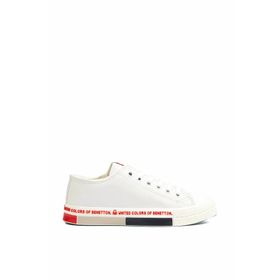 Benetton BN-30731 Beyaz Kadın Spor Ayakkabı