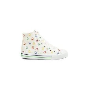 Benetton BN-30734-3374 Beyaz Kadın Spor Ayakkabı