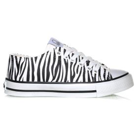 Benetton BN-30735 Siyah Beyaz Kadın Sneaker
