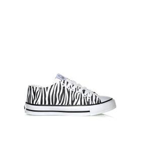 Benetton BN-30735 Siyah Beyaz Kadın Sneaker