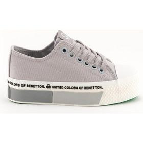 Benetton BN-30934 Gri Kadın Spor Ayakkabı