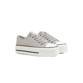 Benetton BN-30935 Gri Kadın Spor Ayakkabı