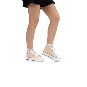 Benetton BN-30939-3114 Bej Kadın Spor Ayakkabı
