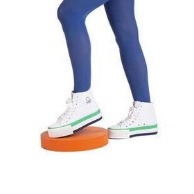 Benetton BN-30944-3114 Beyaz Yeşil Kadın Spor Ayakkabı