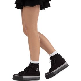 Benetton BN-30944-3114 Siyah Kadın Spor Ayakkabı