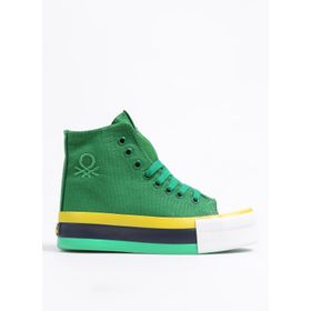 Benetton BN-30944 Yeşil Kadın Sneaker
