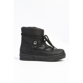 Benetton BN-50031-3256 Siyah Kadın Bot