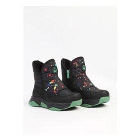 Benetton BN-50046 Siyah Yeşil Erkek Bot