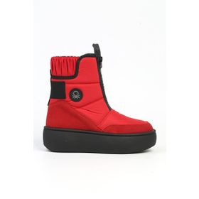 Benetton BN-50068 3695 Kırmızı Kadın Bot