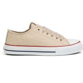 Benetton BN-90196 Bej Kadın Spor Ayakkabı