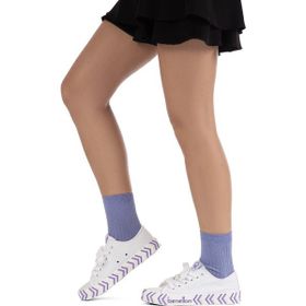 Benetton BN-90624-3374 Beyaz Lila Kadın Spor Ayakkabı