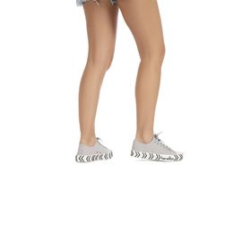 Benetton BN-90624-3374 Gri Kadın Spor Ayakkabı