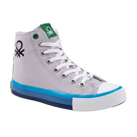 Benetton BN30189GR6 Gri Kadın Uzun Spor Ayakkabı
