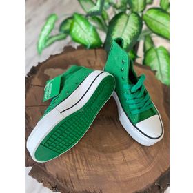 Benetton BN30939 Yeşil Kadın Spor Ayakkabı