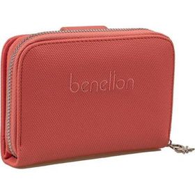 Benetton BNT 1303 Mercan Nano Orta Boy Kadın Cüzdan